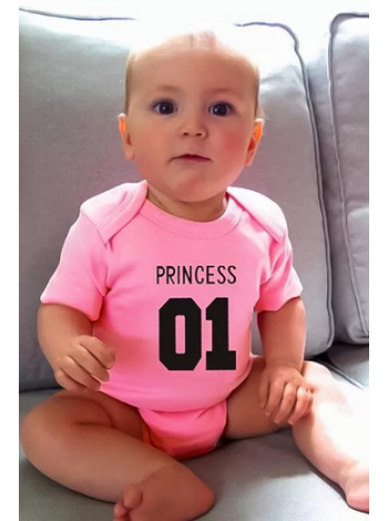 Боді для дівчинки з коротким рукавом princess номер 01